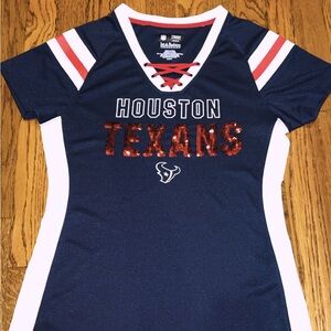 NFL Houston Texans Women's Navy and Red Jersey